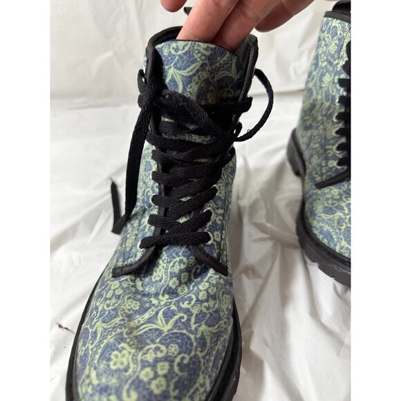 K + O combat boots canvas size 9 womens - Picture 5 of 10